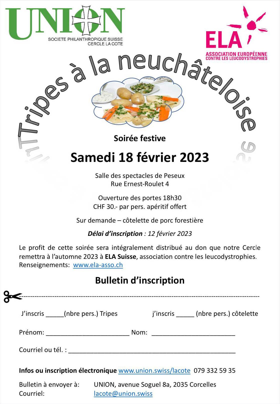 UnionLaCote Soiree tripes
